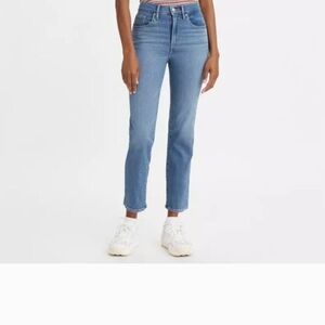 Levi's Classic Blue Cropped Jeans